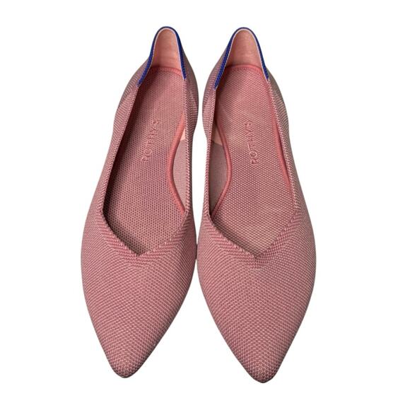 Rothy's The Point in Retired Rosebud Light Pink sz 10 - Picture 3 of 10